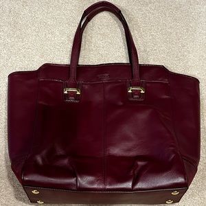 Coach | Leather Taylor Alexis Tote Carryall with Pockets Feet Lizard Trim F25941